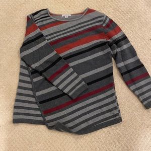 Striped knitted Cotton Sweater
